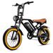 OOK-TEK S8 Fat Tyre Electric Bike, 48V 17.5Ah Battery Full Suspension_desvips.com