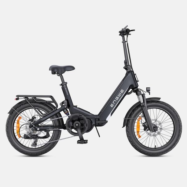 ENGWE L20 3.0 Pro Stepper Electric Bicycle 48V 15Ah Battery 250W 160km Range Full Suspension 20" Fat Tires Foldable E-bike_desvips.com