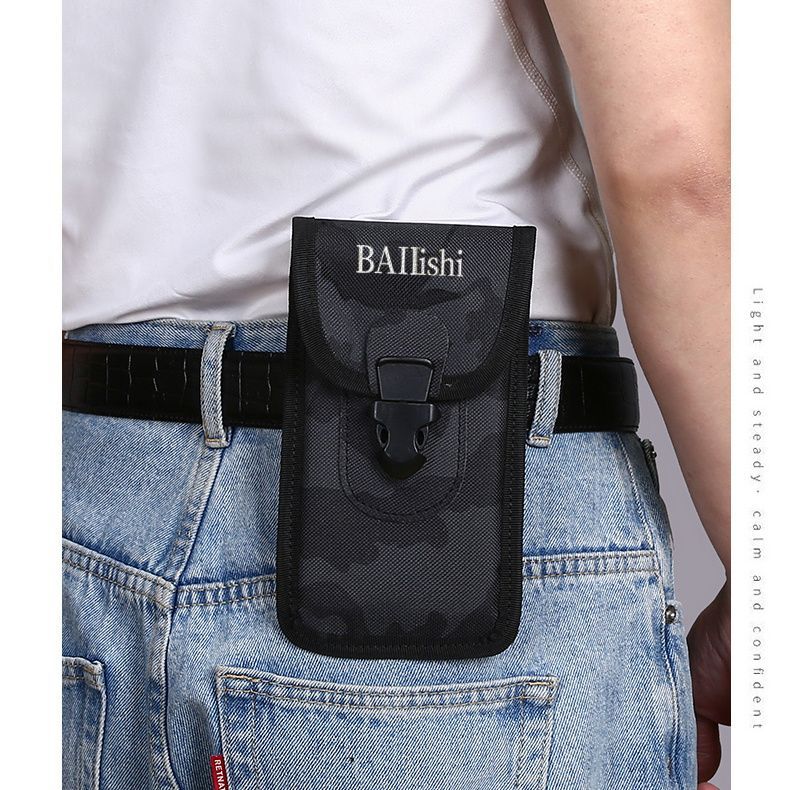 2026 New Multifunctional Vertical Phone Pouch, Leather Case, Belt Key Holder, New Work Site Hanging Bag For Men_desvips.com