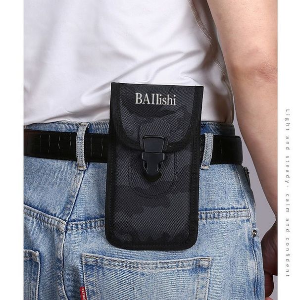 2026 New Multifunctional Vertical Phone Pouch, Leather Case, Belt Key Holder, New Work Site Hanging Bag For Men_desvips.com