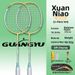 Unisex All Carbon Fiber Badminton Racket Set Durable High Elasticity Double Racket Sports Outdoor Adult_desvips.com