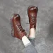 Martin Womens Thick Sole Autumn/winter Petite Slimming Fashionable Heightened Rubber Boots For Women 240719_desvips.com