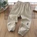 Boys' Quick-dry 2026 Summer Thin Children's Anti-mosquito Fashionable Cool For Older Children Loose Sports Pants_desvips.com