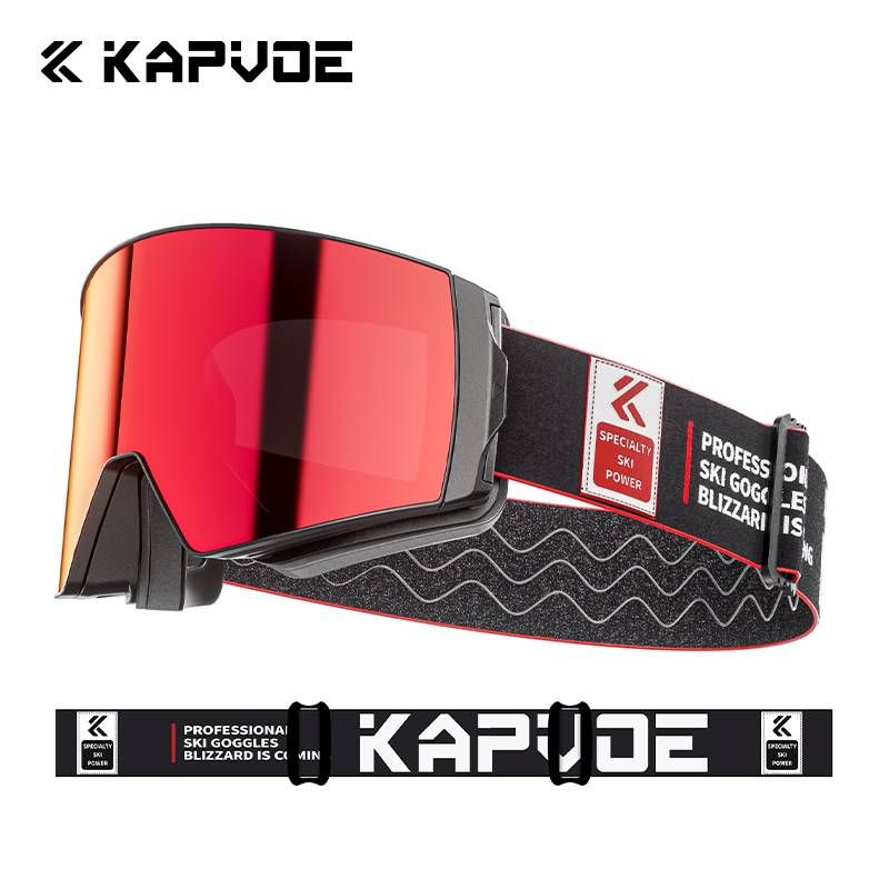 KAPVOE Ski Goggles Anti-fog Ski Glasses UV400 Skiing Mask Men Women Snowboard Snowmobile Magnetic Snow Goggles Sports ski goggles Winter_desvips.com