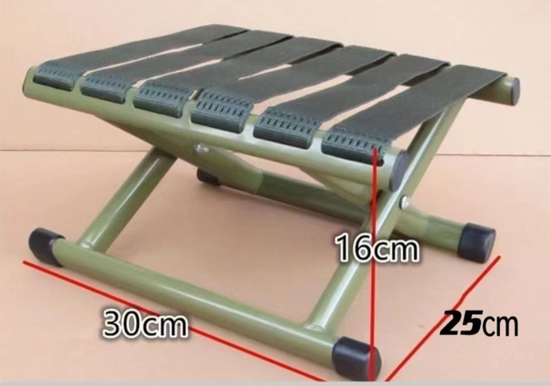 Military-grade Reinforced Thickened Folding Stool, Essential For Home, Train, And Travel_desvips.com