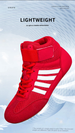 professional Boxing Shoes Competition Training Men Wrestling Shoes Fight Fighting Sanda Weightlifting Squat Shoes Women Gym Anti-slip_desvips.com