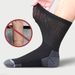 YUEDGE 5 Pairs Bamboo Diabetic Mens Crew Socks, Non-Binding Loose Socks For Women & Men_desvips.com