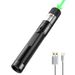 USB Rechargeable 303 Green Straight Line Starry Sky Laser Light Driving School Sand Table Shooting Pen Sales Flashlight_desvips.com
