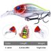 4.2g/5cm 5pcs/lot Fishing Lures Kit Plastic Crank Bait 4.2g/5cm Wobblers Crankbait Tackle Bass Bait Spinners For Fishing_desvips.com