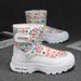 Men's Winter Snow Boots Waterproof Hiking Shoes, Thermal Fleece Lined High Top Anti-Slip Trekking Boots Plus Size For Women Couple Outdoor_desvips.com