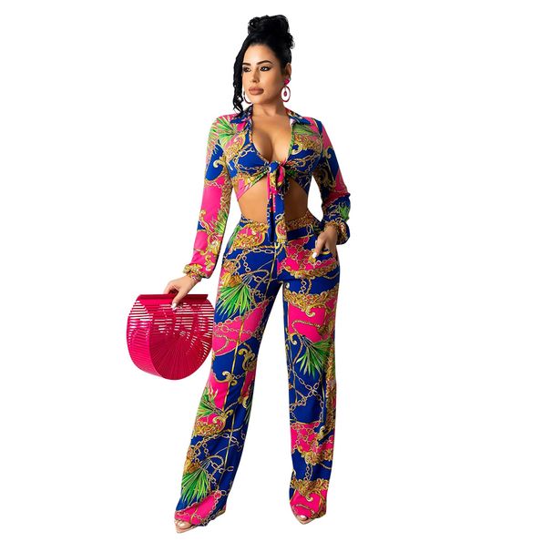 Women's Clothing Fashion Sports And Leisure Milk Silk Printed Two-piece Suit_desvips.com