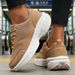 Women's Sports Wide Toe Casual Breathable Mesh Platform Sole Comfortable Walking Running Sneakers Trend Ladies Footwear_desvips.com