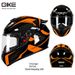 Qike Full Face Helmet For Men And Women Riding Motorcycle Electric Vehicle Bluetooth Safety Helmet All Season Personalized_desvips.com