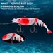 TREHOOK 4Pcs Multi-Jointed Shrimp Soft Fishing Lure 10cm 11.5g Sinking Artificial Bait PVC Swimbait Treble Hook Bass Tackle_desvips.com