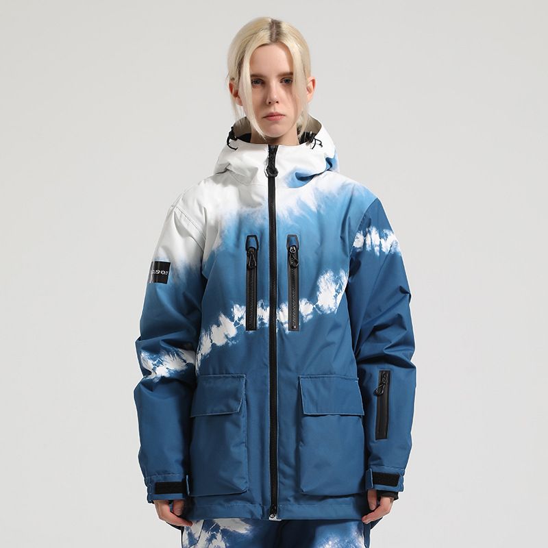 New Ski Women, Loose Waterproof Windproof Breathable Thickened Snowboard Suit For Men, Outdoor Couple Jacket_desvips.com