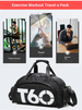 T60 Gym Bag Football Backpack Swimming Kickboxing Waterproof Nylon Multi-purpose Carry Travel Bag_desvips.com