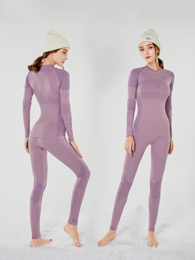 Kufeng Quick-Dry Thmal Compression Lay Professional Ski Suit Base Pants For Men And Women Outdoor Sweat-Wicking_desvips.com