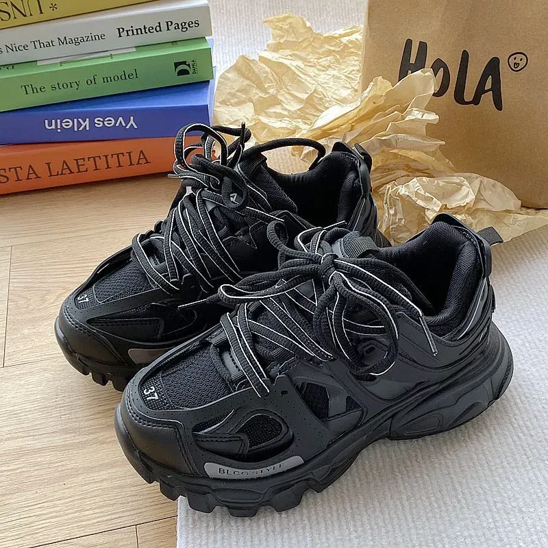 Free Shipping For Man Fashion New Men's Chunky Sneakers Male Female Dad Trendy Girls Boys Casual Sports Running Shoes_desvips.com