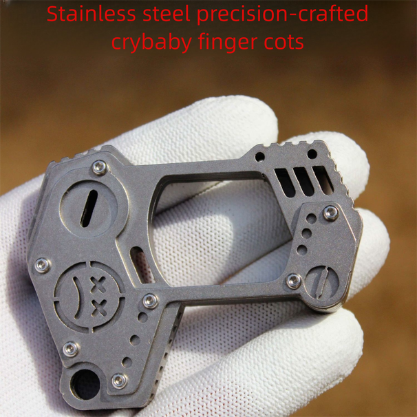 Self-defense Knuckle Knife, Stainless Steel Window-breaking Survival Tool, Outdoor Portable EDC, Car Rescue, Collectible_desvips.com