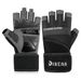 DIBEAR Summer Outdoor Fitness Sports Wristband Anti-Slip Half Finger Gloves_desvips.com
