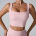 Women’s Clothing Quick Drying Fitness Vest One Piece Fixed Cup Vest Back Hollow Shockproof Yoga Clothes_desvips.com