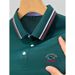 2025 New High-End Printed Polo Shirt With Turn-Down Collar Fashion Short Sleeve Top_desvips.com
