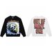 High Street Skull Print Sweatshirt, Round Neck, Loose Fit, Unisex, Long Sleeve, New Heavy Cotton_desvips.com