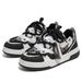 2027 Fashion Sneakers Youth/Men Artificial PU Splicing Low Top Lace-Up Breathable Thick Sole Increase Height Non-Slip Wear-Resistant Running Shoes_desvips.com