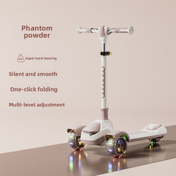 Children's With Dual Brakes For Boys Aged 3-6-12-10-15 And Girls, New Model Kids' Kick Scooter_desvips.com