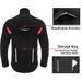 ROCKBROS Winter Jacket Softshell Jacket Cycling Clothing Men's Cycling Jacket_desvips.com