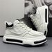 2026 Fashion Sneakers Jogging Shoes Youth/Men Artificial Leather Splicing Low Top Lace-Up Non-Slip Wear-Resistant Running Shoes_desvips.com