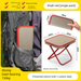 Small Portable Ultra-light Travel Handbag Fishing Camping Chair Handbag-style Folding Stool For Queuing_desvips.com