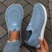 Women Breathable Knitted Mesh Soft Sole Slip On Barefoot Shoes 2025 Casual Comfortable Wide Toe Walking Sneakers_desvips.com