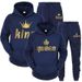 Autumn Winter Fleece Sports Couple Men's Sweatshirt Women's Suit_desvips.com