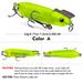 Integrated Steel Wire Long Casting Slow Pencil Half Rod Soft Rubber Flutter Sinking Lure Bass Chicken Crown Bait_desvips.com