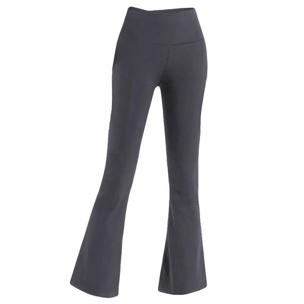 Women's High-Waisted Flared Yoga Pants - Ultra-Stretchy Nylon Bootcut Leggings For Workout & Casual Wear_desvips.com