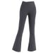 Women's High-Waisted Flared Yoga Pants - Ultra-Stretchy Nylon Bootcut Leggings For Workout & Casual Wear_desvips.com