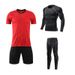 Kids Youth Adults Football Soccer Compression Sportswear Set, Fall Winter Athletic Base Layer Shirt Pants 4 Piece Suit_desvips.com