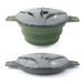 New outdoor camping cookware set folding kettle cooking pot camping portable tableware silicone_desvips.com