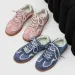 Men Casual Designer Sports Training Shoes GAT German Traine Lace Up Suede Leather Classic Retro Outdoor Driving Flats_desvips.com