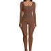 Seamless Women's Dance Fitness Jumpsuit, Tight Fitting Long Sleeved Yoga Suit_desvips.com