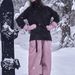 Women's And Men's Fleece-lined Pan, Windproof, Outdoor, Simple, Tapered, Loose-fitting, Waterproof, Cold-proof Ski_desvips.com