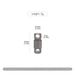 Titanium Alloy Mini Small Keychain 360 Degree Rotation Key Buckle Multi-function Outdoor Tool EDC_desvips.com