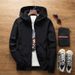 2026 Men's Fashion Windproof Zipper Hooded Jacket Casual Outdoor Sportswear For Streetwear Running And Daily Comfortable_desvips.com