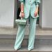 Women's Clothing fashion solid color lantern sleeve loose suit temperament commuting suit_desvips.com
