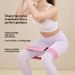 Hip Circle Resistance Bands For Women, 38x8CM Knitted Fabric Booty Bands With Latex, Anti-Roll Non-Slip For Glute Workout, Beginner To Pro_desvips.com