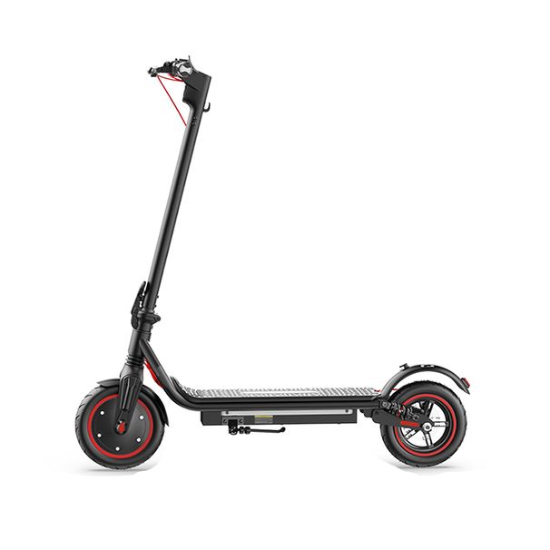 IScooter W7 Adult Electric Scooter 36V 10.5Ah Battery 650W Motor 35km/h Speed 10 Inch Tires Dual Suspension Commuter E-scooter_desvips.com