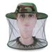 Kaou01 Unisex Camo Mosquito Bee Proof Net Mesh Head Face Protector Fishing Hunting Hat_desvips.com