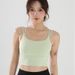 Cross-Border Barely There Yoga Beauty Back Style Underwear Women One-Piece Fixed Cup High Strength Shockproof Sports Bra_desvips.com
