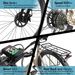 APTUM M2 PLUS City E-bike 36V 16.5Ah Removable Battery 250W 25km/h 27.5" Tire Electric Bicycle_desvips.com